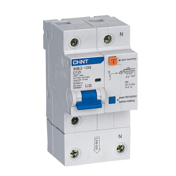 NXBLE-125G Residual Current Operated Circuit Breaker